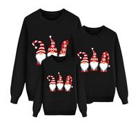 Jersey Navideño Familia Y Bebe, Jersey Navidad Familia Mujer Hombre Niño Renos Sudaderas Jerseys Invierno Manga Larga Pullover Blusas Cuello Redondo Camisetas Tops Christmas Talla Grande Ropa