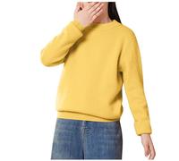 Jersey Niño Niña,Suéter Manga Larga de Otoño e Invierno para Niños y Niñas Casual Cuello Redondo Camiseta de Punto Suave y Cómodo Pullover Sueter Básico Color Sólido Sweater Simple Sudadera