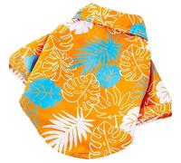 Jersey Perro Camisa for Perros, Ropa de Verano for, Camisa Fina y Fresca for Gatos, Chaleco a la Moda for Cachorros, Transpirable for Mascotas(Orange,L)