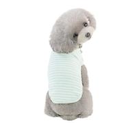 Jersey Perro Chaleco suéter for Perros pequeños y Grandes, Ropa for, Camisa a Rayas, for Mascotas, Chaleco for Cachorros de Verano, for(Light Green,S)