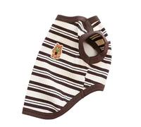 Jersey Perro Ropa de Verano for Perros pequeños, Chaleco a la Moda for, Camisa Fina for Cachorros, con Estampado Oso for, Ropa for Mascotas(Coffee,M)