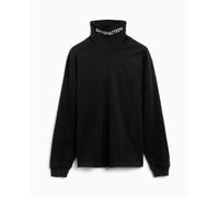 Jersey Pleasures Satisfaction Men's Turtleneck Sweater para hombre Negro S