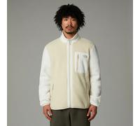 Jersey polar con cremallera y cuello alto Yumiori Hombre Talla XL. Color Blanco