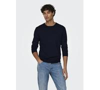 Only & Sons Onswyler Life Ls Crew Knit Noos Punto, Hombre, Azul Marino., L