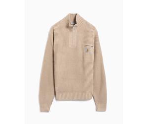 Jersey Relaxed Media cremallera Carhartt WIP Detroit para hombre Beige L