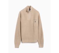 Jersey Relaxed Media cremallera Carhartt WIP Detroit para hombre Beige S