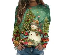 Jersey Rojo Mujer, Sudaderas De Navidad Familia, Regalos Blusa Originales Suéteres Christmas Sweater Woman, Pijamas Vestido Jerseys Navideño Navideña Sudadera Marca Mujer, M