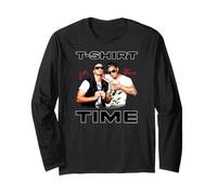 Jersey Shore T-Shirt Time Vinnie and DJ Pauly Reality TV Manga Larga