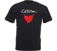 Jersey skjorta Litfiba Piero Pelù Band Rock Group herr T-Shirt Black L