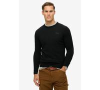 Jersey slim de cuello redondo Essential Hombre Talla XXL. Color Negro
