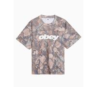 Jersey T-Shirt camuflaje Relaxed OBEY Clothing Practice para hombre Marrón S