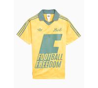 Jersey T-Shirt con gráfico adidas Originals x Bob Marley Jacquard para hombre Amarillo XXL