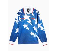 Jersey T-Shirt con gráfico Relaxed de manga larga adidas Originals x BAPE para hombre Azul XL