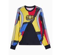 Jersey T-Shirt con gráfico Relaxed de manga larga adidas Originals x Brain Dead Unisex Negro,Amarillo XS
