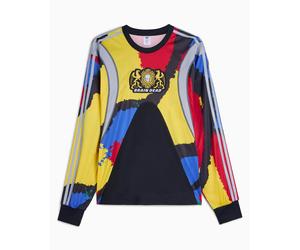 Jersey T-Shirt con gráfico Relaxed de manga larga adidas Originals x Brain Dead Unisex Negro,Amarillo M
