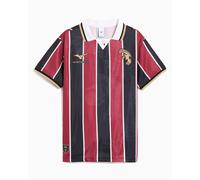 Jersey T-Shirt de rayas OVER THE PITCH x Mizuno Football para hombre Negro,Burdeos S
