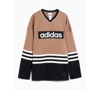Jersey T-Shirt Relaxed de manga larga adidas Originals Hockey para hombre Marrón M
