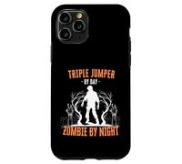 Jersey Triple por día Zombie por la Noche Triple Salto Halloween Carcasa para iPhone 11 Pro