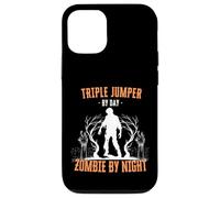 Jersey Triple por día Zombie por la Noche Triple Salto Halloween Carcasa para iPhone 12/12 Pro
