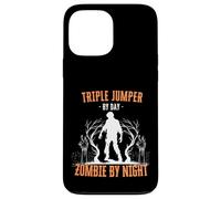 Jersey Triple por día Zombie por la Noche Triple Salto Halloween Carcasa para iPhone 13 Pro MAX