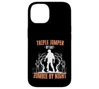Jersey Triple por día Zombie por la Noche Triple Salto Halloween Carcasa para iPhone 14