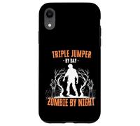 Jersey Triple por día Zombie por la Noche Triple Salto Halloween Carcasa para iPhone XR