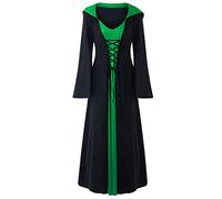 Jersey - Vestido de Navidad para mujer, vestido de Navidad, para mujer, color verde, estampado de Navidad, para mujer, vestido de Navidad, talla grande, noche, Rockabilly para Navidad, 2024, verde