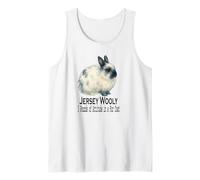 Jersey Wooly Rabbit 3 Libras de Actitud en un Abrigo de Piel Camiseta sin Mangas