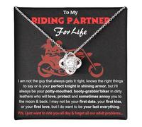 JERSURY Collar con texto en inglés "To My Soulmate" para mujer, regalo de calavera Haloween para novia, To My Oh'Lady For Her regalos de Navidad, ideas de regalo significativas de cumpleaños para