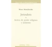 Jerusalem O Acerca De Poder Religioso Y Judaísmo (VARIOS)