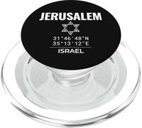 Jerusalén Coordina Israel Herencia Estrella de David PopSockets PopGrip para MagSafe