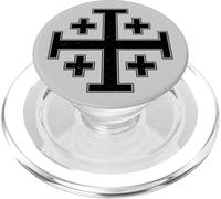 JERUSALÉN Cruz DE Cinco Camino Cruz Templar DE Cinco PopSockets PopGrip para MagSafe