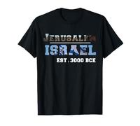 Jerusalén Israel estableció 3000 a. C. Ciudad Santa Histórica Camiseta