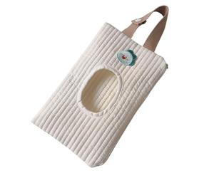 Jeruytgh Bolsa de toallitas para bebés reutilizables, Trastorno de toallita para bebés Viajes - Bolsa de viaje de dispensador de tejido de papel portátil,Caja de soporte de bolsas de tejido,