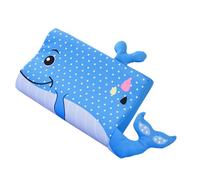 Jeruytgh Cómoda almohada para niños, cojín de apoyo para el cuello, almohada refrescante para niños, transpirable, diseño ergonómico, 46 x 26 x 7 cm para que tus hijos se mantengan relajados y frescos