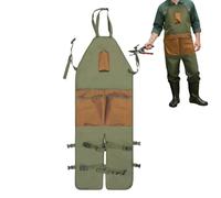 Jeruytgh Delantal Para Herramientas De Jardinería, Diseño, X1, Delantal De Trabajo Impermeable, Ropa De Jardín Ajustable, Tela Impermeable, Para Adultos, Hombres, Mujeres, Mamá, Papá