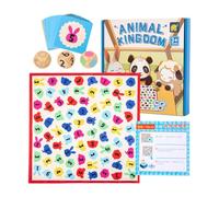 Jeruytgh Juego De Mesa Reversi,Juguete Interactivo De Entrenamiento con 36 Piezas | de Aplauso y Animal - para Niños Y Niñas, Jardín Infantil, Preescolar, Actividades De Reunión, Hogar Y