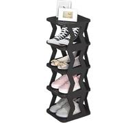 Jeruytgh Organizador de zapatos | Solución flexible de almacenamiento de zapatos | Soporte desmontable para zapatos | Zapatero de entrada | Organizador de zapatos de puerta | Fácil de montar y
