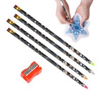 Jeruytgh Pluma Para Rhinestones | Juego De 4 Herramientas Para Decoración De Uñas | Con Afilador, Materiales Para Manualidades, Decoración De Joyería, Tela Y Arte Pictórico