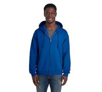 Jerzees Men's Adult Full Zip Hooded Sweatshirt, Royal, X-Large