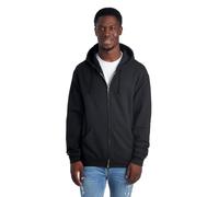 Jerzees Men's Navy Adult Full-Zip Hooded Sweatshirt, Black, X-Large