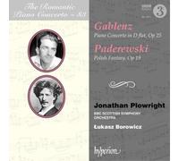 Plowright / Borowicz – Gablenz y Paderewski: Conciertos para piano – CD – Hyperion