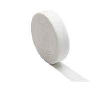 JESEP - Cinta elástica plegable blanca de 3/4 pulgadas, 20 mm, 10 yardas, cinta elástica de punto de costura para diademas de bebé niña, lazo para el pelo, lencería