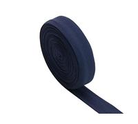 Jesep Yong Cintas elásticas plegables de 3/4 pulgadas, 20 mm, 10 yardas, color azul marino