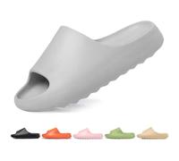 Jesindr Zapatillas Mujer Hombre Sandalias Almohada Diapositivas Zapatillas Casa Verano Casual Playa Pantuflas on Cloud Ducha Baño Chancletas Verano Zapatillas Playa Zapatos Unisex