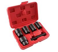 Jesnoe Juego de 6 Piezas de 1/2 Pulgada Twist Socket 5 Juego de Extractor de Perno de Bloqueo de Tuerca Desgastada DaaAdo