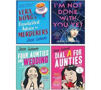 Jesse Sutanto 4 Books Collection Set (Dial A For Aunties, Four Aunties and a Wedding, Vera Wong’s Unsolicited Advice for Murderers, I’m Not Done With You Yet)
