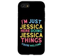 Jessica está aquí Haciendo Cosas Divertidas con el Nombre de Jessica Carcasa para iPhone SE (2020) / 7/8