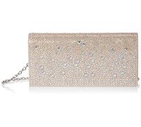 Jessica McClintock Chloe Sparkle Stones - Bolso de noche, Champán, Talla única