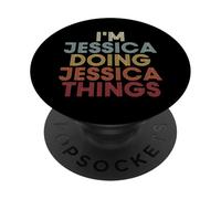 Jessica Name Jessica Personalized Name First Given PopSockets PopGrip Adhesivo